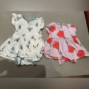 BUNDLE: Tea Collection and Kyte Baby Onsie dresses